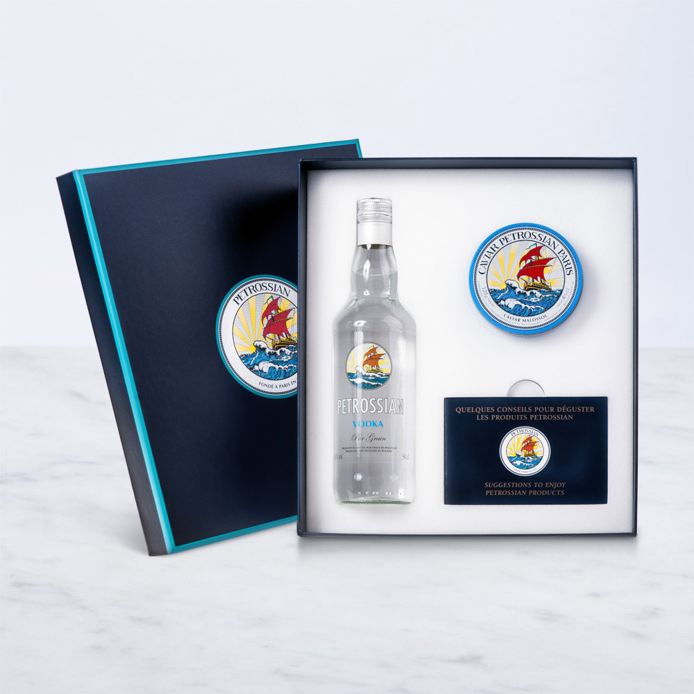 Coffret Vodka & Caviar Premium Selection - Caviar Passion