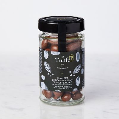 Milk Chocolate and Black Truffle Almonds