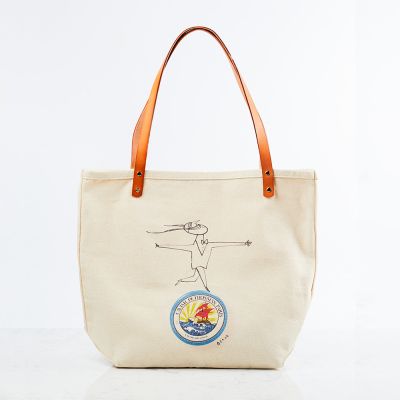 Illustrated bag Tightrope walker